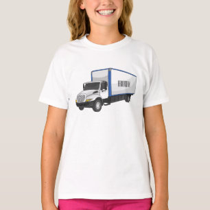 T-shirt Illustration de la caricature du camion-boîte