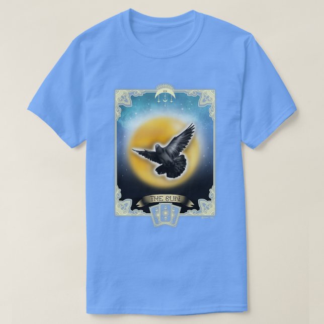 T-shirt Illustration de la carte Sun Tarot (Design devant)