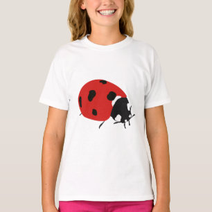 T-shirt Illustration de la coccinelle rouge