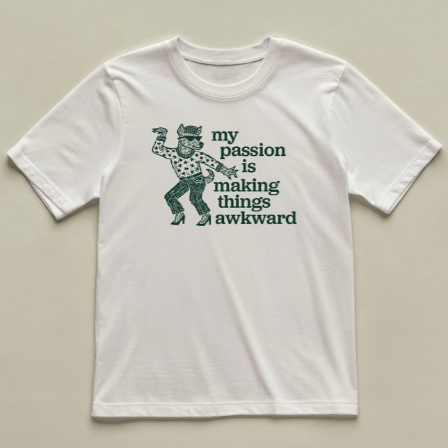 T-shirt Illustration de la danse du chien amusante (Créateur téléchargé)