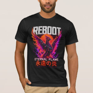 T-shirt Illustration de la Flamme Éternelle – Phénix de Fe