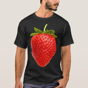 T-shirt Illustration de la fraise rouge cool