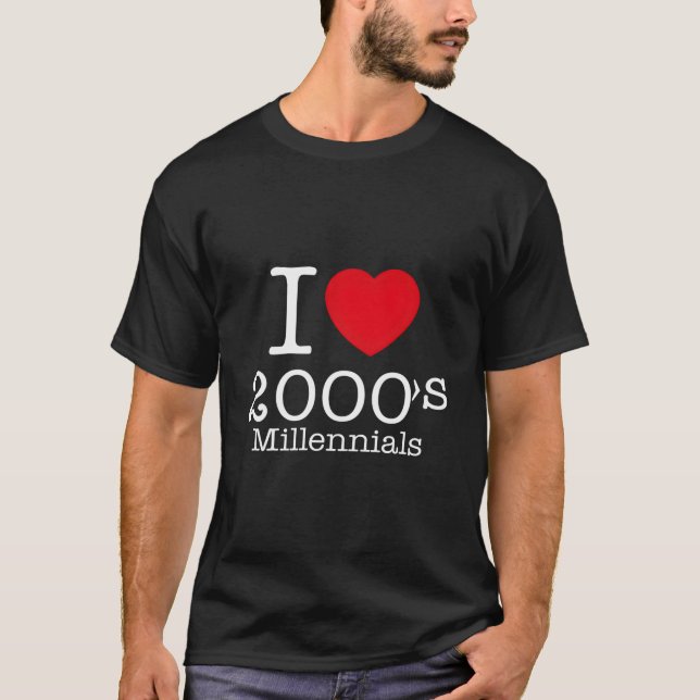 T-shirt Illustration de la génération des Millennials des  (Devant)