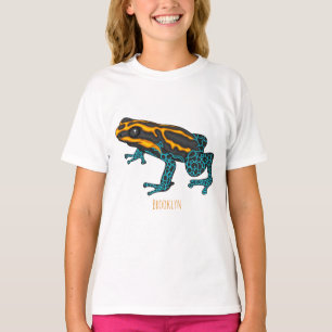 T-shirt Illustration de la grenouille à fléchettes de pois