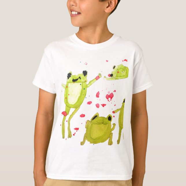 T-shirt Illustration de la grenouille mûre (Devant)