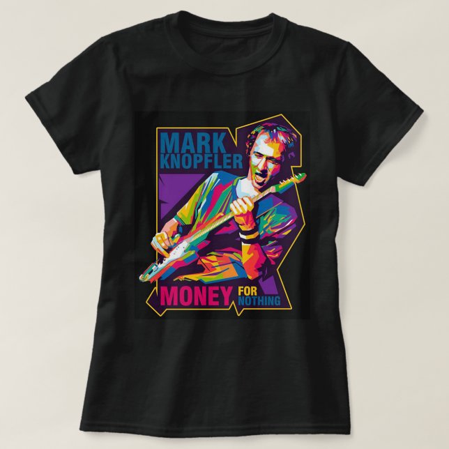 T-shirt Illustration de la musique rock pour le fan (Design devant)