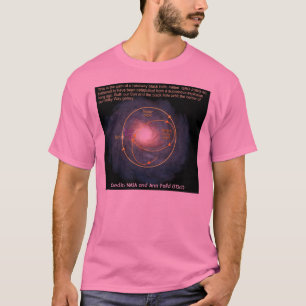 T-shirt Illustration de la NASA : Le trou noir satellise