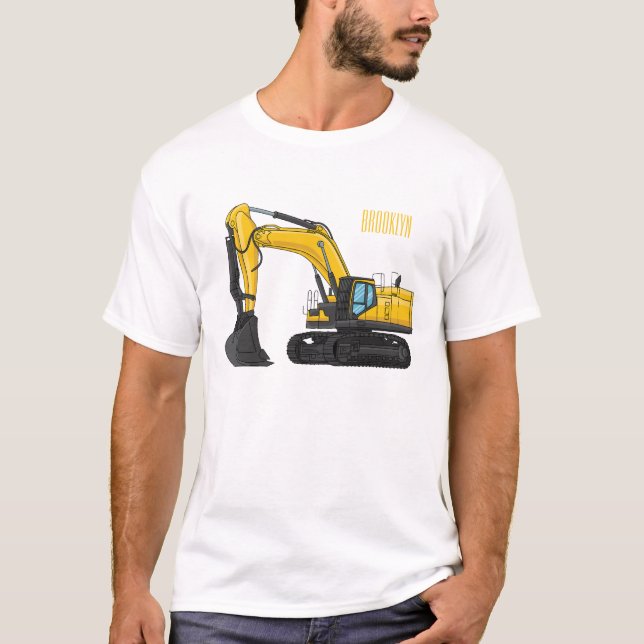 T-shirt Illustration de la pelle Crawler (Devant)