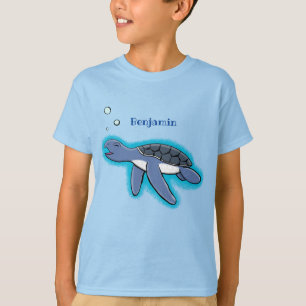 T-shirt Illustration de la petite tortue de mer