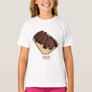 T-shirt Illustration de la poitrine de boeuf