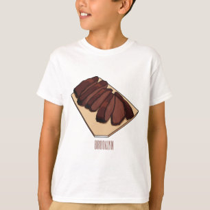 T-shirt Illustration de la poitrine de boeuf