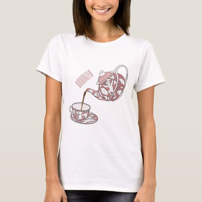 T-shirt Illustration de la série Teacup (Devant)
