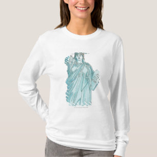 T-shirt Illustration de la statue de la liberté