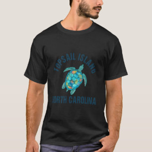 T-shirt Illustration de la tortue marine de la plage de l'