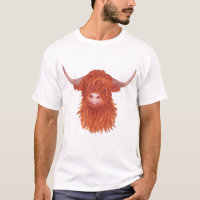 Illustration de la vache Highland  