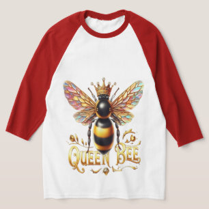T-shirt Illustration de l'abeille royale majestueuse avec