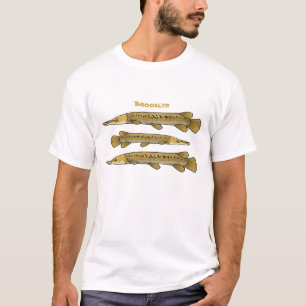 T-shirt Illustration de l'alligator garfish