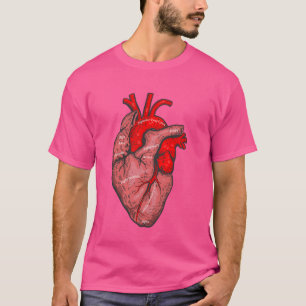 T-shirt Illustration de l'anatomie Médicale Coeur humain A