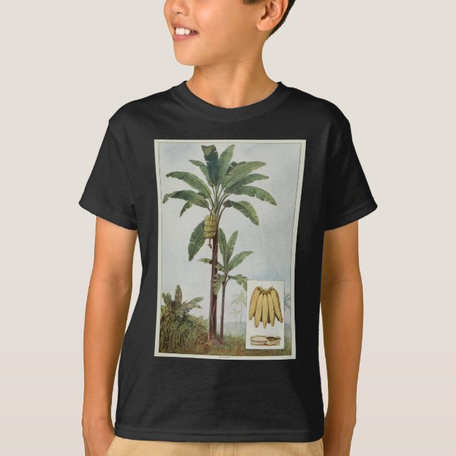 T-shirt Illustration de l'arbre bananier (Devant)