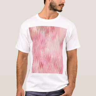 T-shirt Illustration de l'Arrière - plan en mosaïque rose