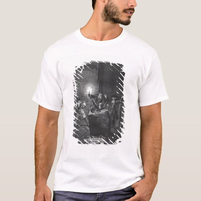 T-shirt Illustration de "Le Lutrin" par Nicolas (Devant)