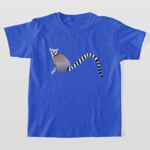 T-SHIRT ILLUSTRATION DE LEMUR À BORD