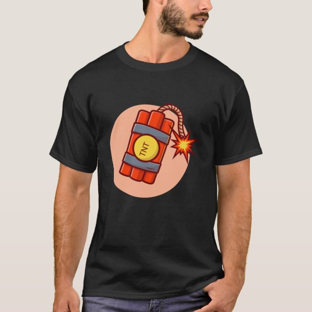 T-shirt Illustration de l'icône du vecteur de dessin animé (Devant)