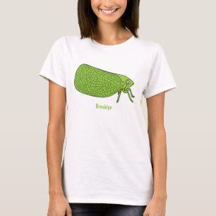 T-shirt Illustration de l'insecte de la trémie verte mûre