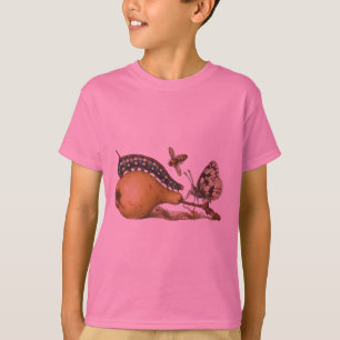 T-shirt Illustration de l'insecte du fruit du papillon