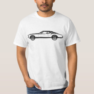 T-shirt Illustration de l'oeuvre Buick Riviera GS 1971 côt