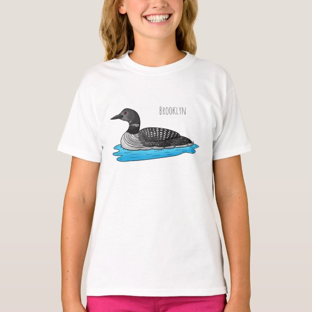T-shirt Illustration de Loon bird (Devant)