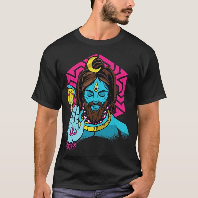 T-shirt Illustration de Lord Shiva (Devant)