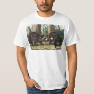 T-shirt Illustration de l'ours noir américain Ursus Americ