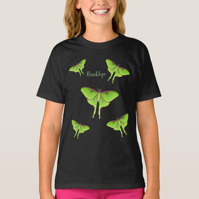 T-shirt Illustration de Luna Moth (Devant)
