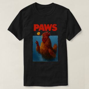 T-shirt Illustration de mème de poulet PAWS pour les amour