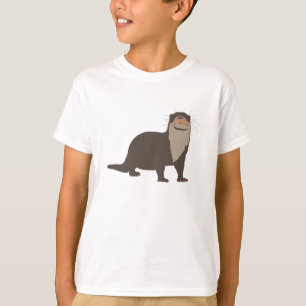 T-shirt Illustration de mignon Otter