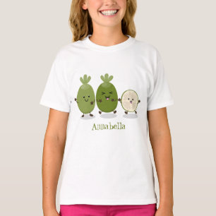 T-shirt Illustration de mignonne guava feijoa