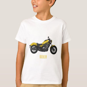T-shirt Illustration de moto Cruiser