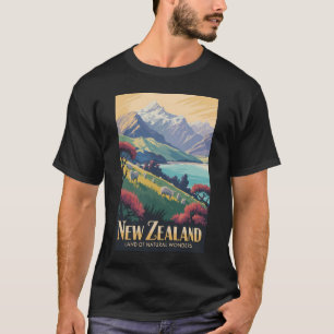 T-shirt Illustration de mouton de Nouvelle-Zélande Art de