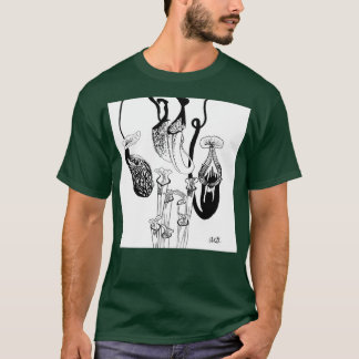 T-shirt Illustration de Nepenthes et Sarracénie