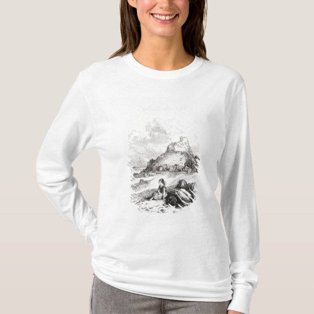 T-shirt Illustration de page titre de 'David (Devant)