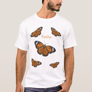 T-shirt Illustration de papillon monarque