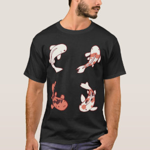 T-shirt illustration de paquet de poissons Koï