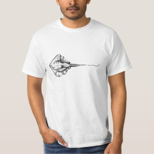 T-shirt Illustration de pastenague