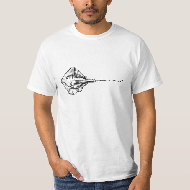 T-shirt Illustration de pastenague (Devant)