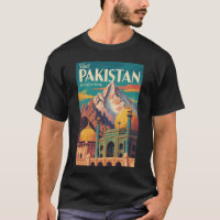 Illustration de paysage pakistanais Art de voyage