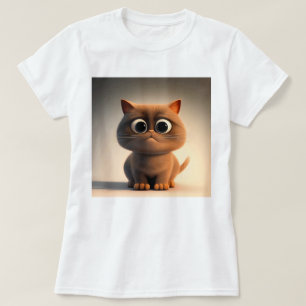 T-shirt illustration de personnage de dessin animé d'un ch