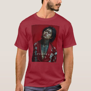 T-SHIRT ILLUSTRATION DE PERSONNAGE DÉCONTRACTÉE