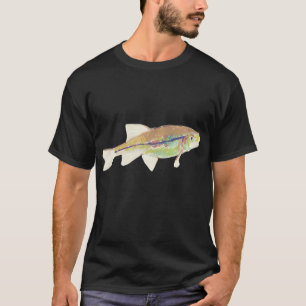 T-shirt Illustration de petit poisson, art réaliste de gup