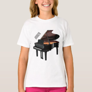 T-shirt Illustration de piano